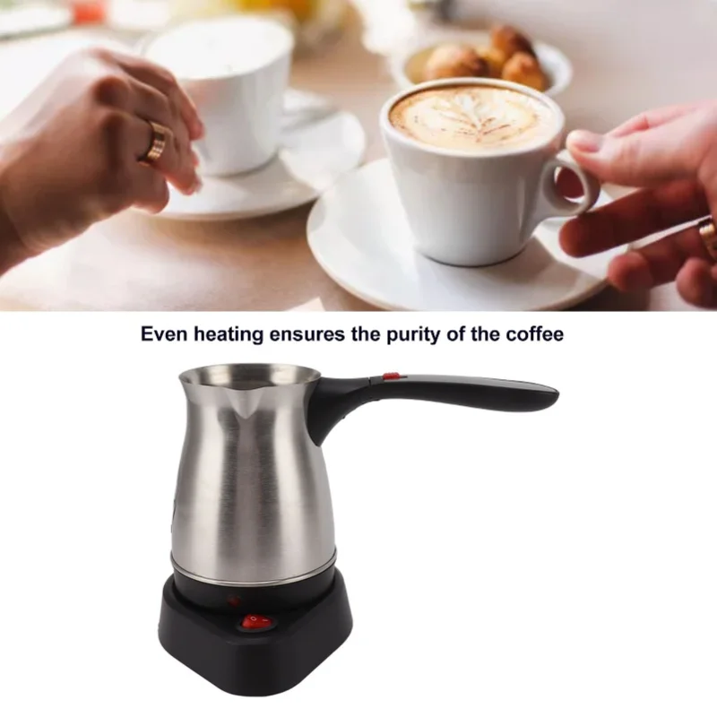 Coffee Making Electric Turkish Pot 500ml 600W With Foldable Anti Scald Handle Machine view 3