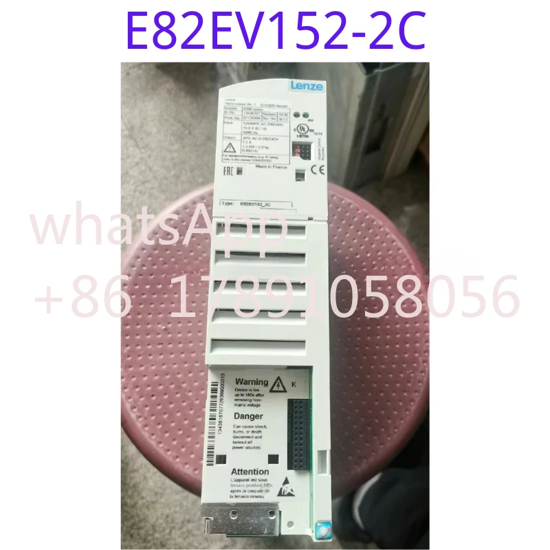 Used frequency converter E82EV152-2C 220v 1.5kw, functional tested, intact, appearance intact