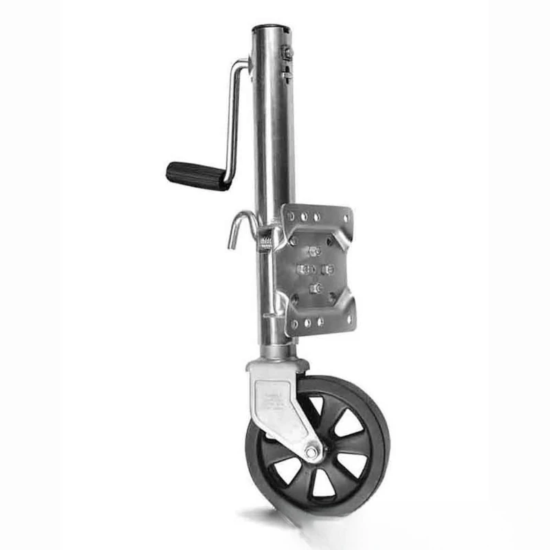 

Double wheel 8-inch guide wheel American hand jack Trailer guide jack RV guide support 1500 pounds