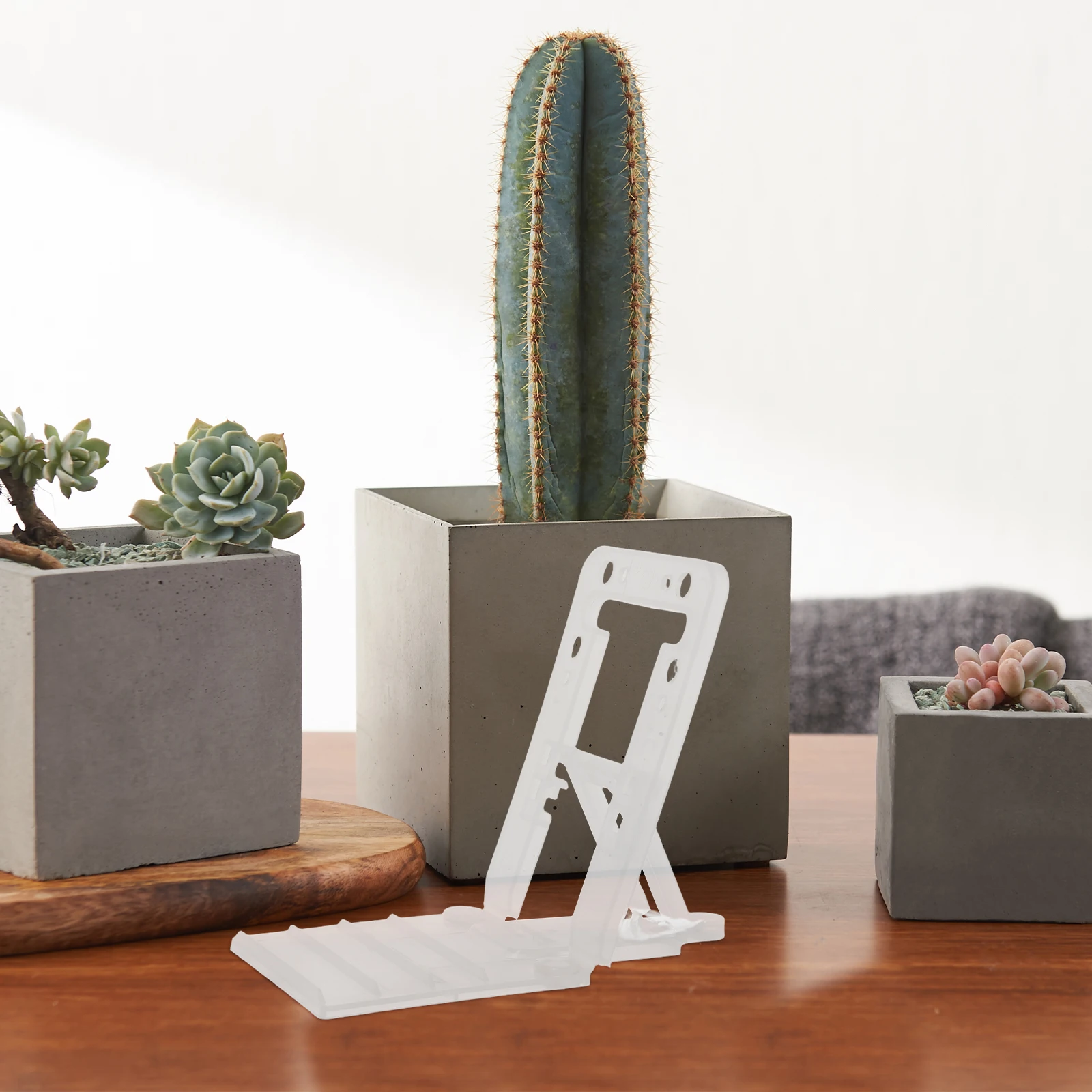 

5pcs Rack Support Bracket Display Stand Shelves Multi Layer Vendor Crafts Plastic Book L Shape Stability Antitip