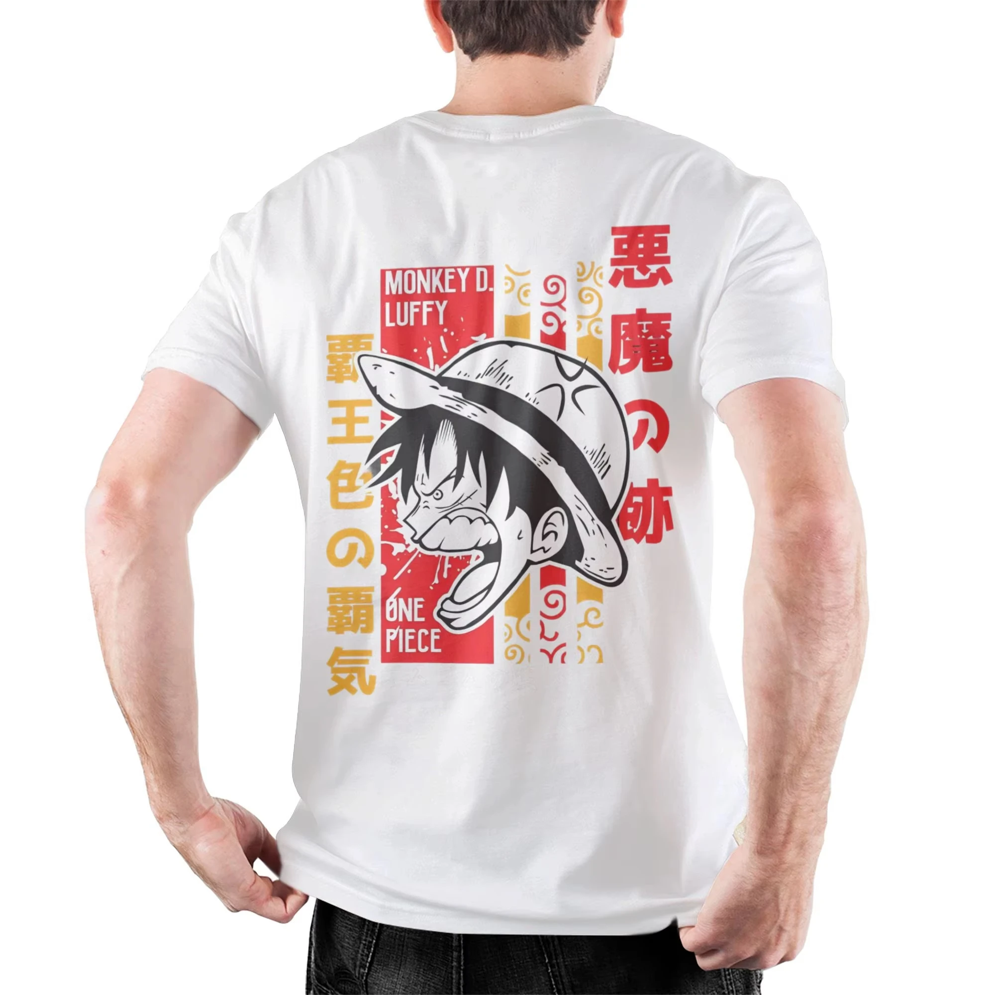 

2026 new One Piece Anime T-shirt - Men's and Women's cotton short-sleeved casual top summer comic print loose and street style
