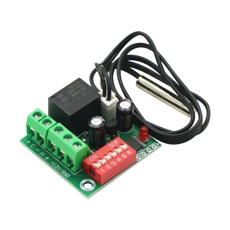 NEW Digital Temperature Control Switch Thermostat Adjustable Thermostat Temperature Switch DC 12V Cooling Controller W1701