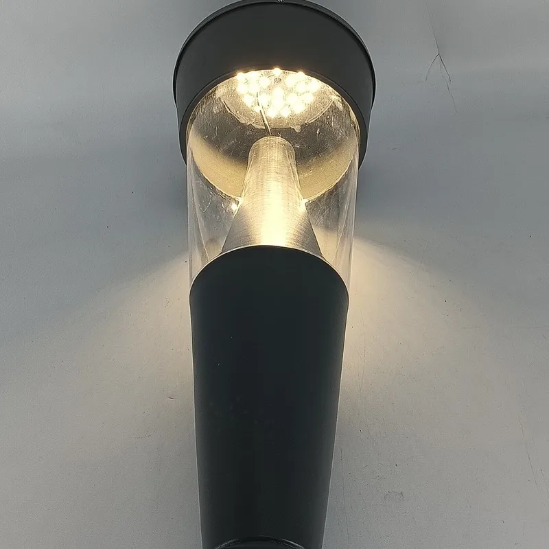 Community villa European aluminum profile Chinese modern outdoor landscape solar garden light