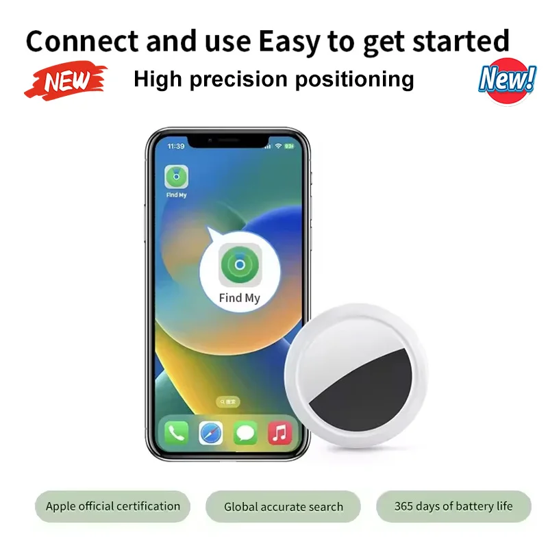 

Bluetooth GPS tracker IPX 5 waterproof motion tracking to find my old people children and pets can use iPhone to find my New Mo