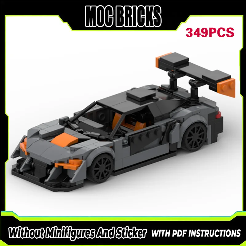 

Speed Racing Car Model MOC Building Bricks Senna Top Tier Sports Car Modular Technology Gifts Holiday Assemble Children Toy Suit