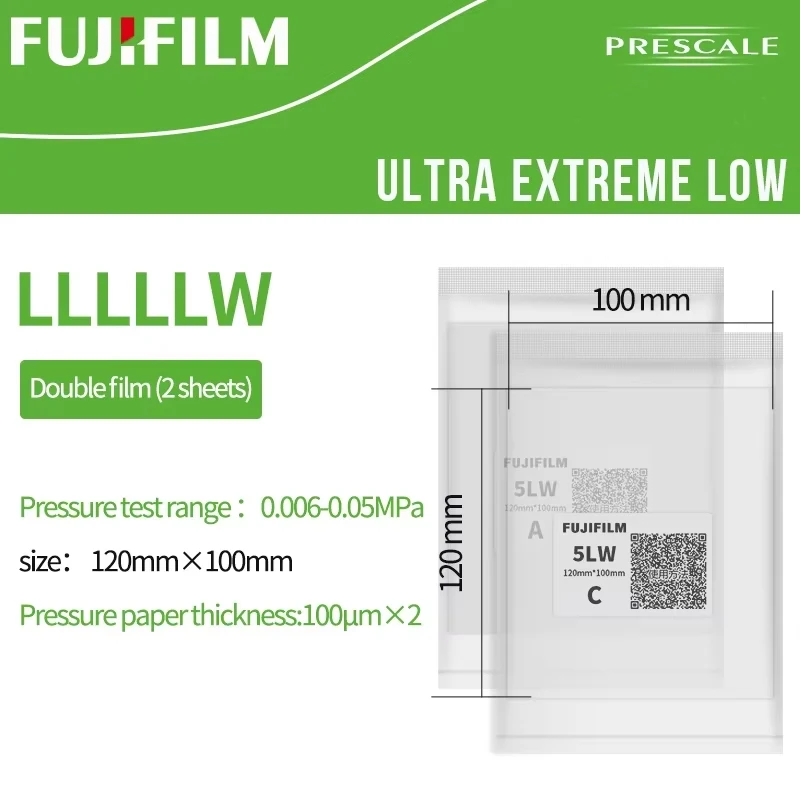 FUJIFILM Pressure-Sensitive Paper LW LLW LLLW MS MW 4LW 5LW Ultra Extreme Low Pressure Sample Test Pressure Measurement Film