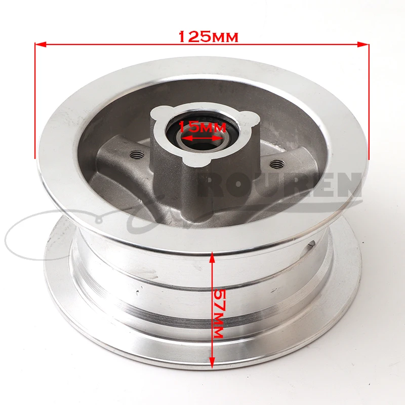 

4 Inch Aluminium Alloy Wheel Rim Hub for MiNi Moto,ATV&Go Kart Electric Scooter 4.10/3.50-4 9x3.50-4 3.00-4 2.80/2.50-4 2.50-4