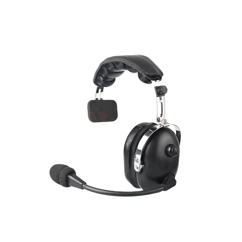 Retevis EHK005 Single Ear Headset with Microphone Working Noise Cancelling Intercom Custom Logo