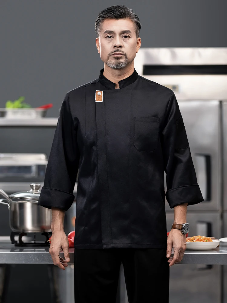 Hotel Canteen Back Kitchen Cooking Uniform Mężczyźni Kobiety Szef kuchni Odzież robocza Usługi gastronomiczne Kurtki kucharskie Piekarnia Kawiarnia Kelner Płaszcz roboczy