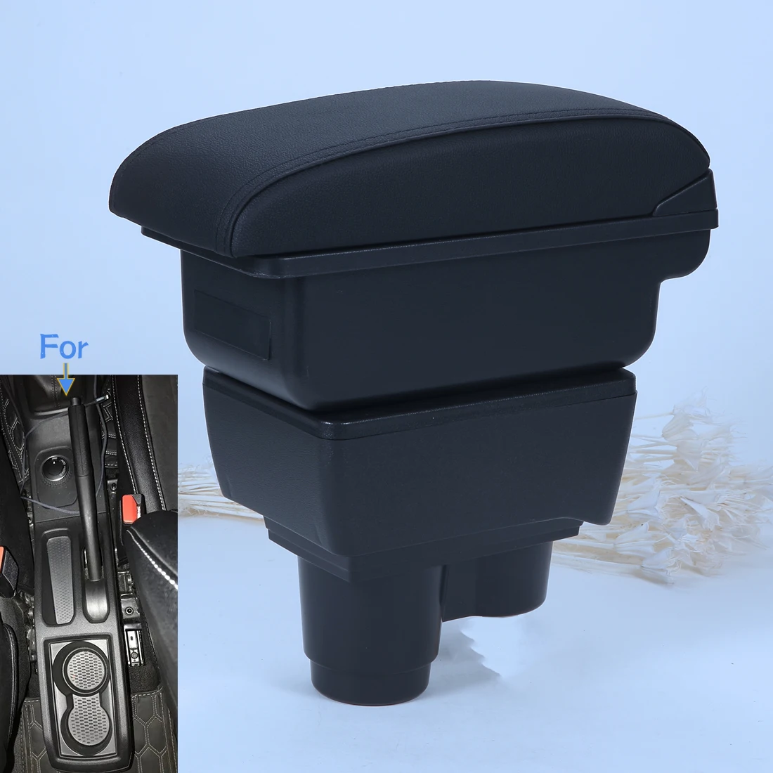 

Подлокотник для Renault Duster / Dacia Duster 2019-2024, улучшенная версия, с функцией хранения, усиленный, автомобильный аксессуар
