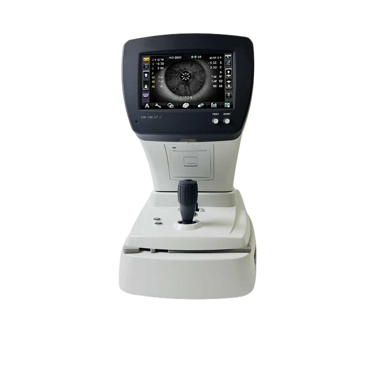 Réfractomètre optique automatique avec kératomètre, Machine d'optométrie optique FA-6500K, blanc