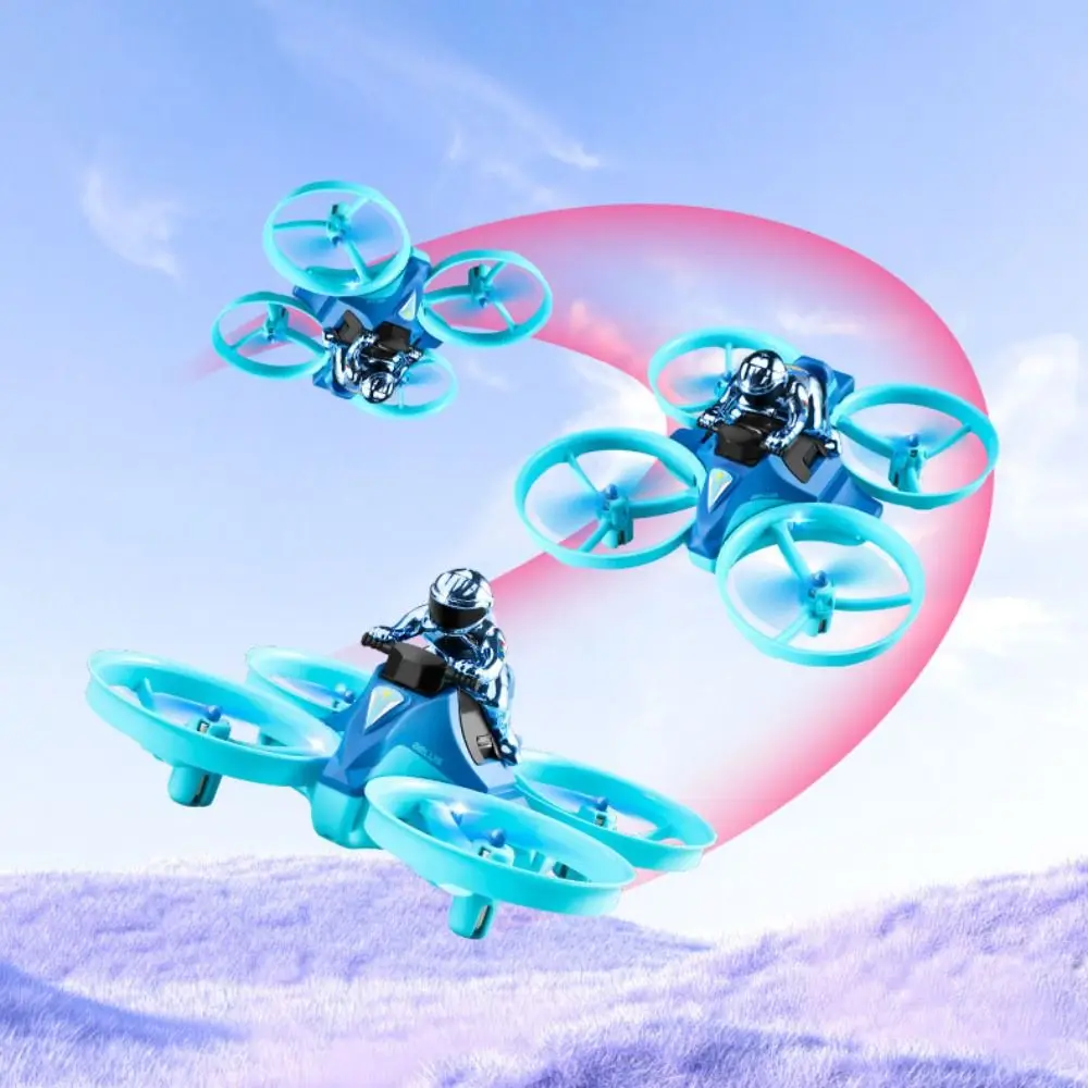 

EPP Foam Mini RC Drone Remote Control Sea Land Air Flight 3 in 1 Quadcopter Boat with Light Durable RC Helicopter Toys