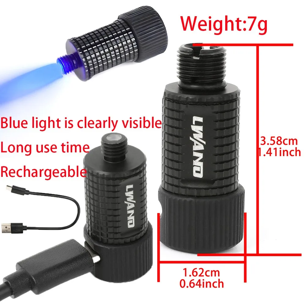 Archery Bow Sight Light Rechargeable Universal Adjust LED 3 Levels Compound Bow Sight Hunting Accessories