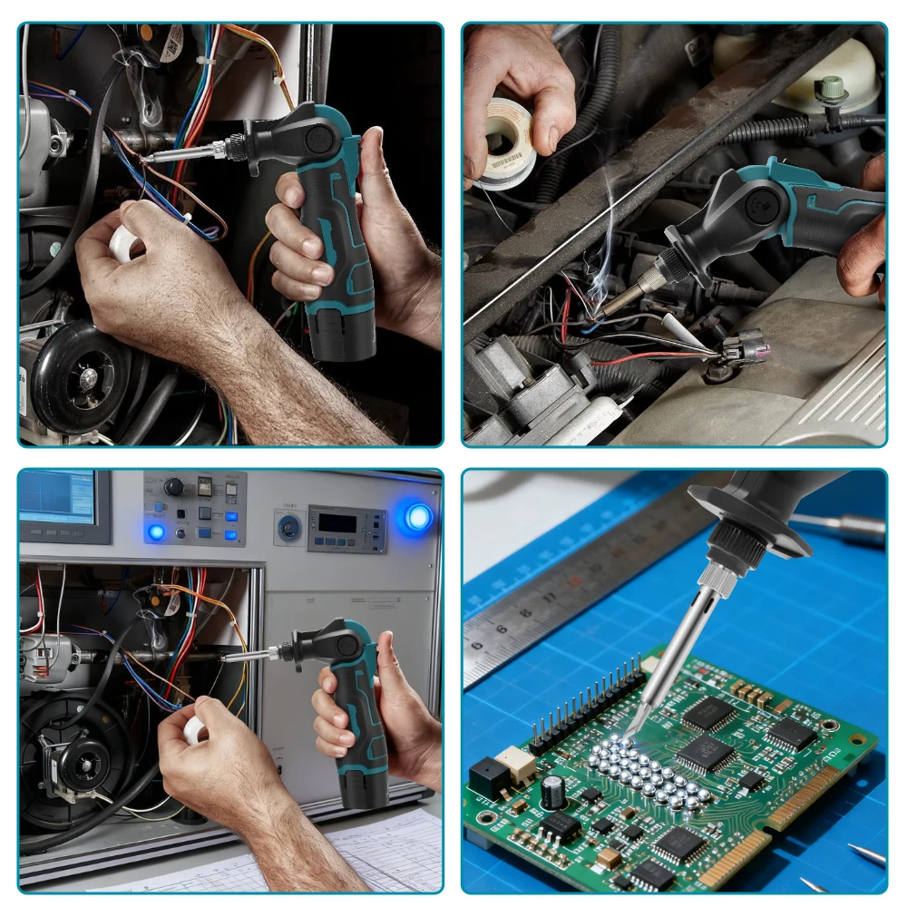 電気はんだごて電気溶接機ワイヤレス溶接調節可能な温度ポータブ - Portable Welding Generator のレビューと価格