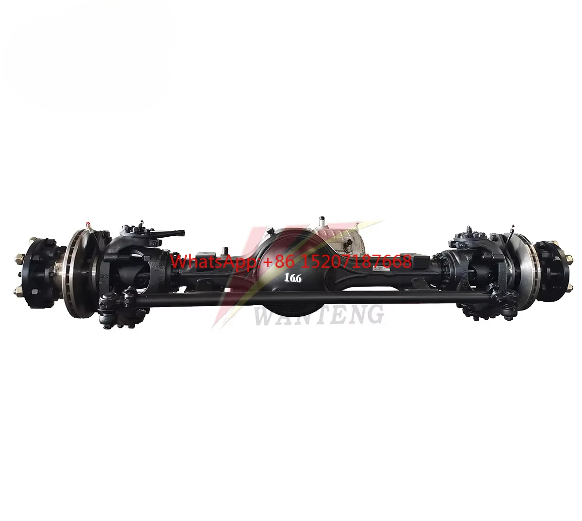 High load 4WD vehicle  72V 7.5KW 2000kg load electric car front drive axle