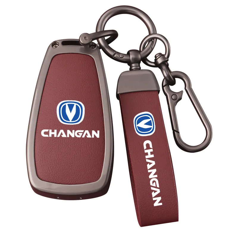 

Premium Zinc Alloy Key Cover Case for Changan Eado Plus - Protective Key Fob Shell Keybag Keychain