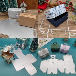 Box Craft Metal Stencil Mold Cutting Dies Scrapbooking Album Paper Cards Decorative Crafts Embossing Die Cuts 2024 New