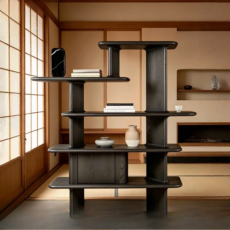 

Medieval style baking paint bookcase bookshelf modern simple shelf display rack floor-to-ceiling multi-layer bookshelf