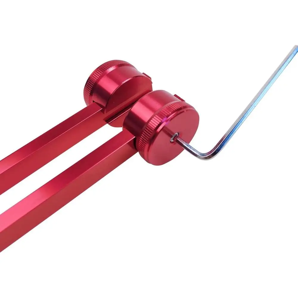 Ergonomic 128 Hz Tuning Fork Set Adjustable Aluminum Ear Cleaner and Vibration Tool with Storage Bag Reliever Stress