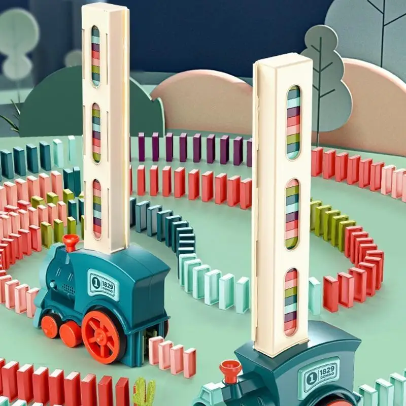 

Q22D Automatic Train Toy Building Toy Musical Building Block Developmental Electric Train Toy for Kids 3+