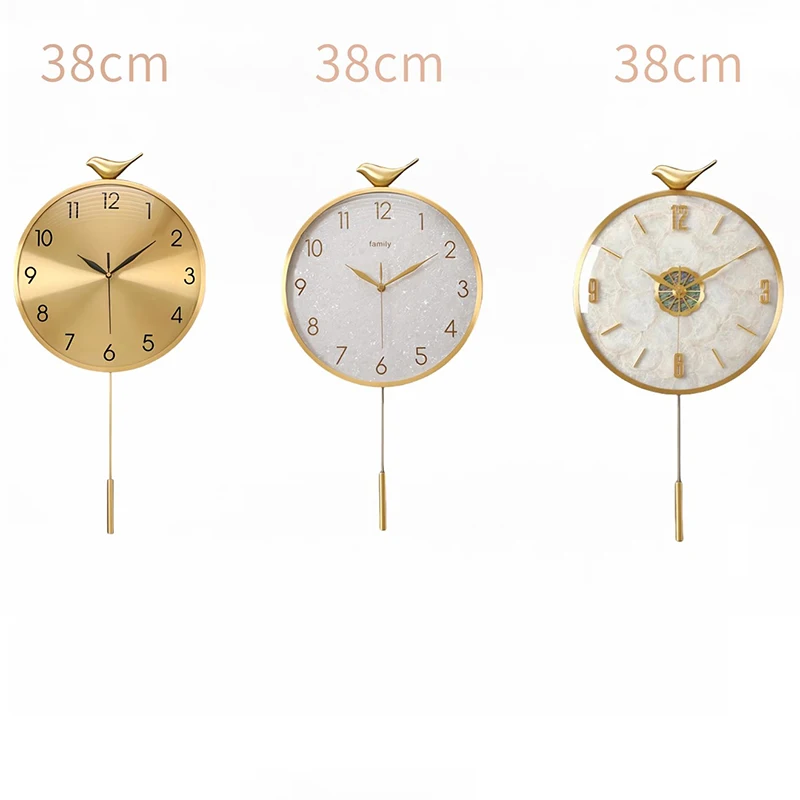 

Modern Designer Wall Clock Swiss Battery Operated Quartz Metal Round Minimalist Decoration Art Relogio De Parede Home Decor