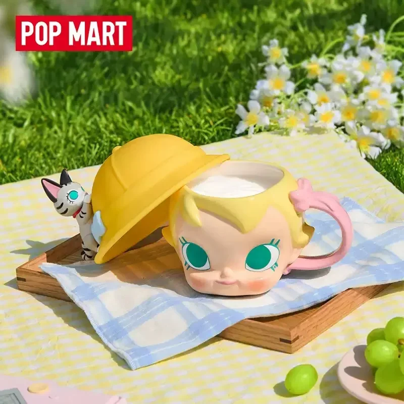 

POPMART Baby Molly Baby Tabby Series Ceramic Cup Blind Box Mystery Box Doll Cute Anime Figure Guess Bag Toys Desktop