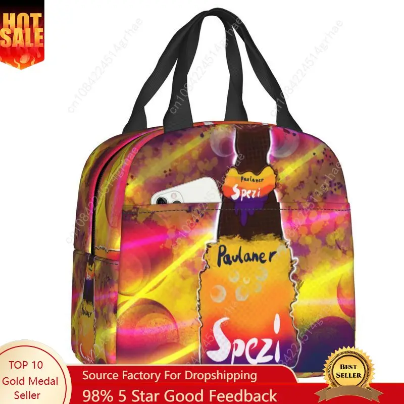 Custom S-Spezies Munich Pattern Insulated Lunch Bags Camping Travel Juice Munich Portable Thermal Cooler Lunch Box Women Kids