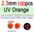2.3mm Naranja 100 piezas