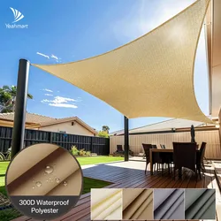 Waterproof Square Sun Shade Sail Canopy 98%UV Block Sun Shelters For Outdoor Facility&Activities Backyard Awning Camping Tents