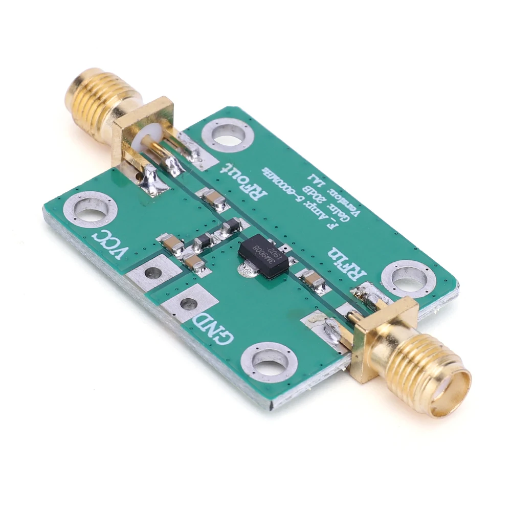 20dB RF Amplifier Module LNA 5-3500MHz Broadband RF Signal Amplifier DC 3.3-6V RF Wideband Amplifier Board