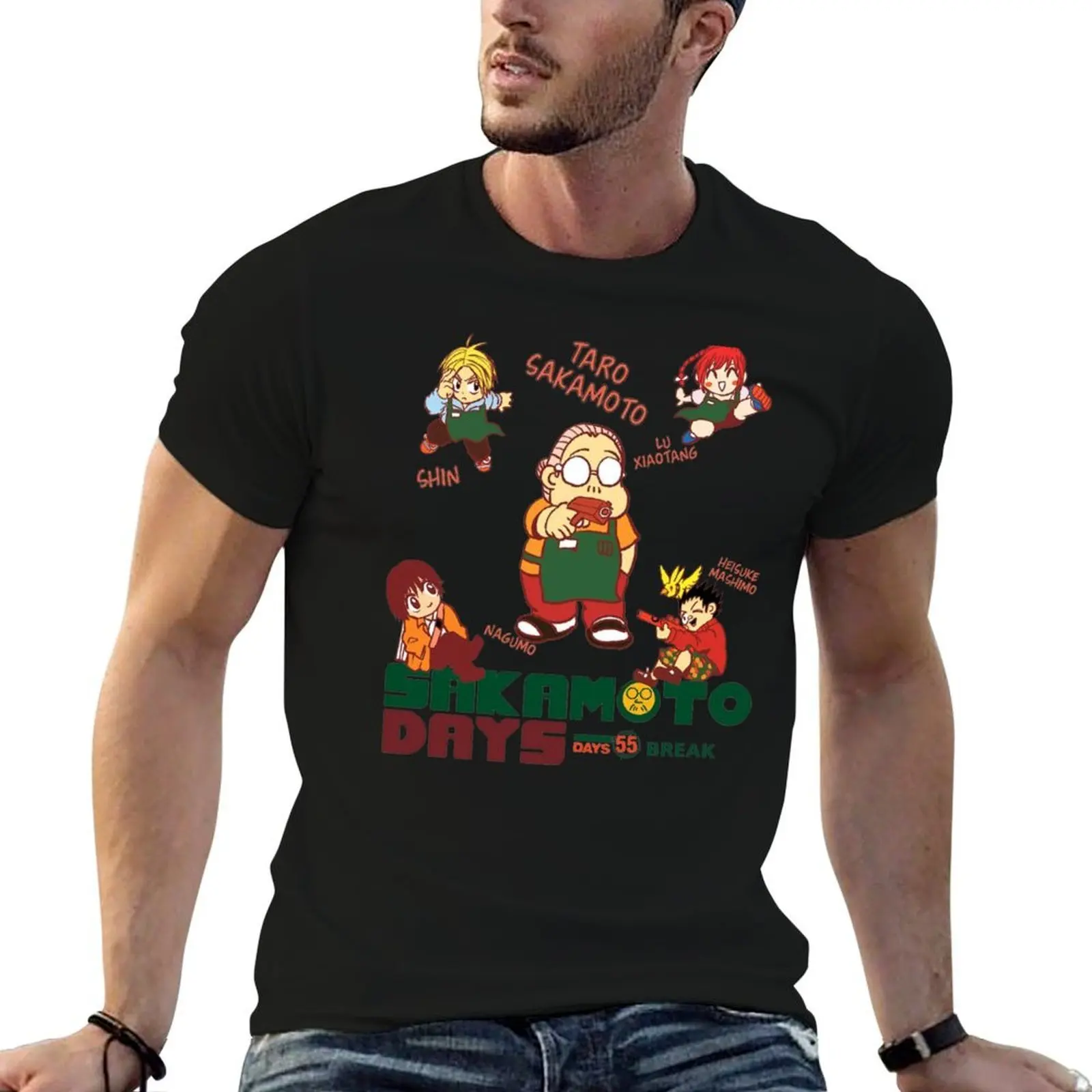 Sakamoto Days - Unstoppable Legend T-Shirt cotton t shirt man t shirt man plain T-Shirt