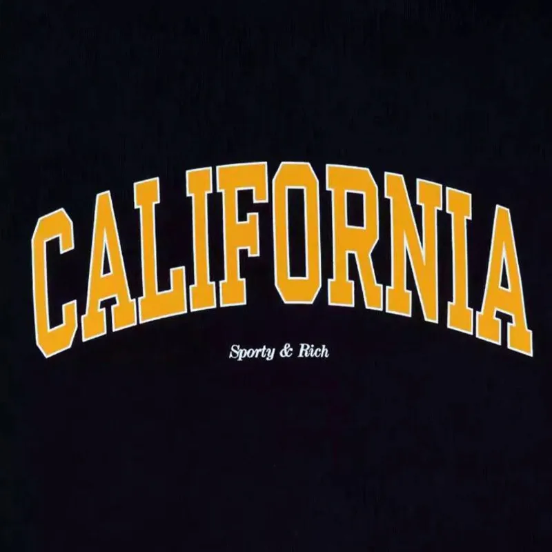 LISM women's winter clothes y2k hoodies sweatshirt 2025 California Letters Printing Vintage Style Black Women Street