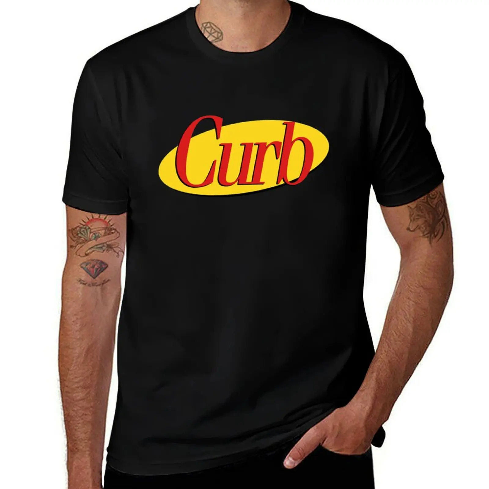 Curb T-Shirt Plus Size Street Style Tee T-Shirt
