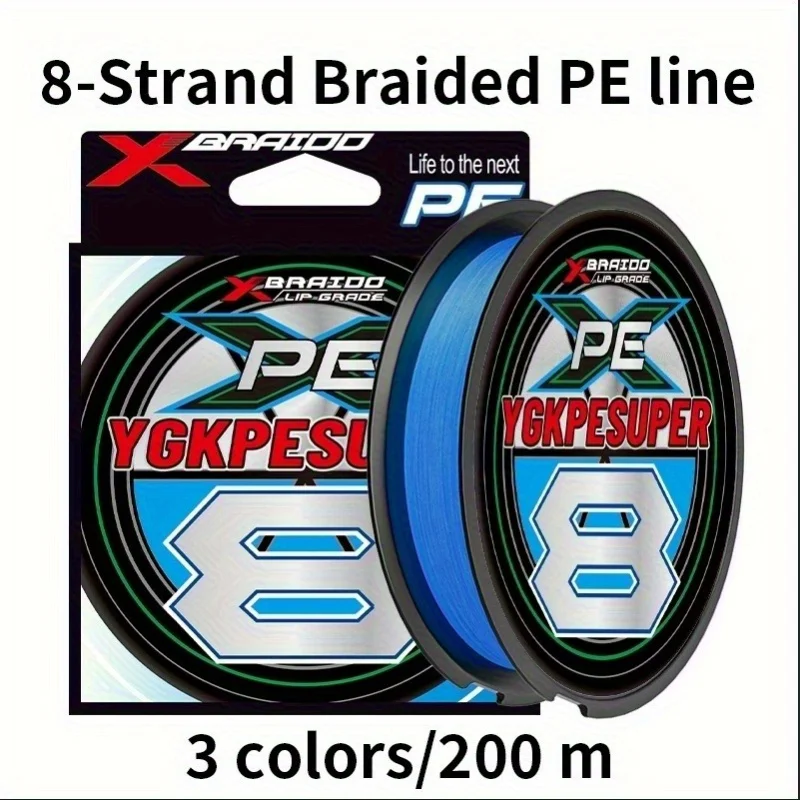 

BKUMAN 1 PC 200M PE fishing line, high quality outdoor fishing gear accessories