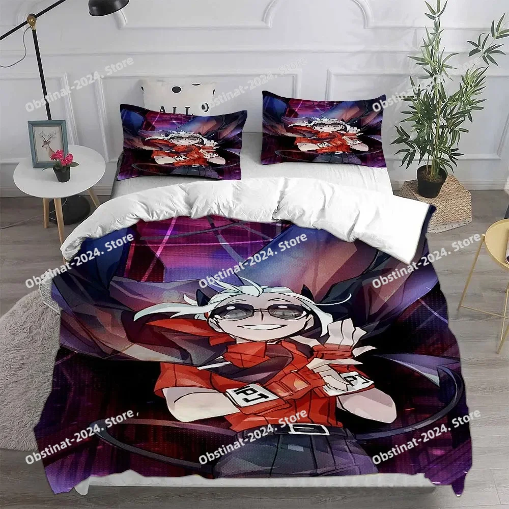 

Game Helltaker Bedding Sets Comforter Quilt Bed Cover Duvet Cover Pillow Case 3 Pieces Sets Bedroom Decoration Home Textiles