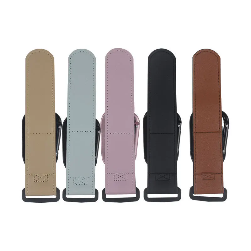 Цельные универсальные крючки для колясок, сверхмощные кожаные зажимы для переноски, регулируемый ремень для сумок для подгузников, аксессуары для колясок