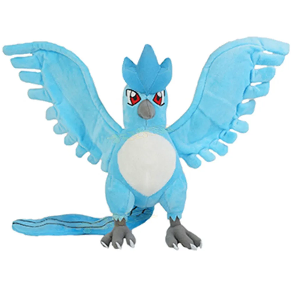 28CM Cartoon Pokemon Animal Toys Bedroom Decor Freezer Articuno Legendary Bird Anime Doll Collectible Kids Toys Birthday Gifts