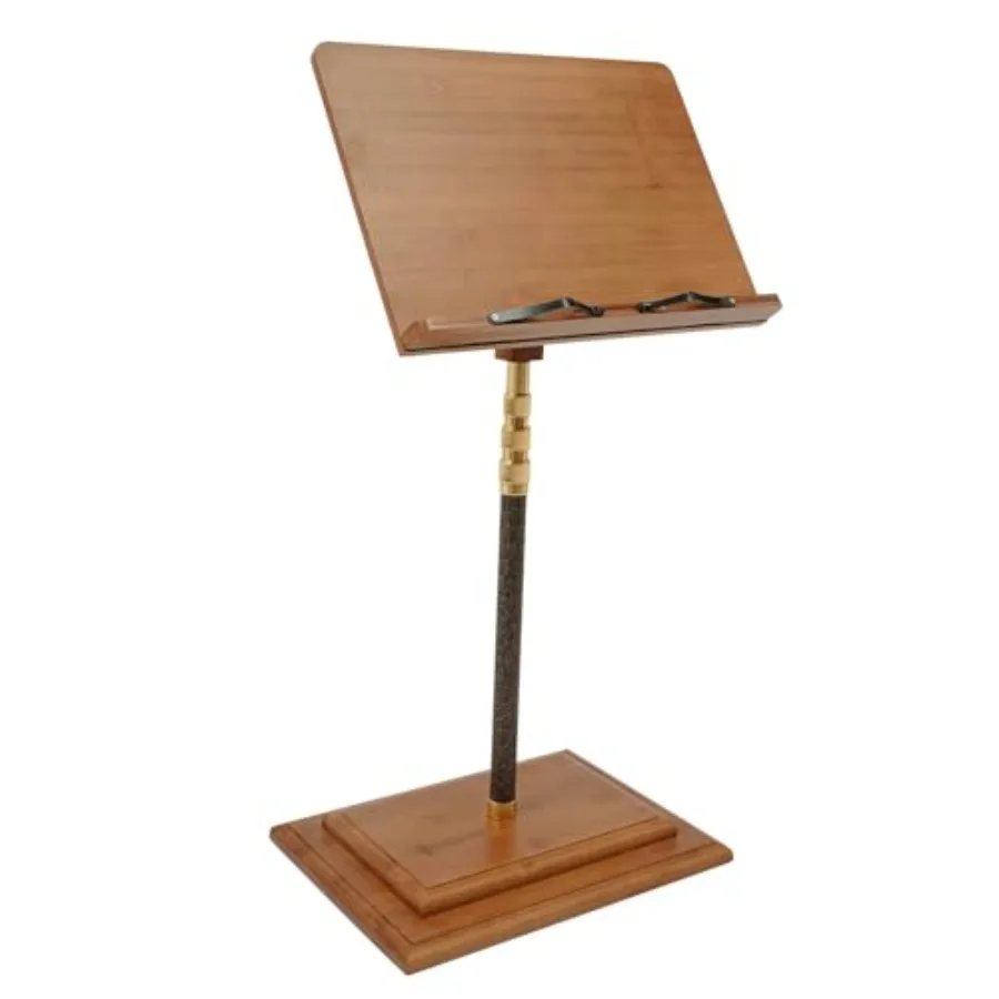 Music Stand Professional Portable Sheet 27.5-59.1in Height Adjust 15"X11.4" Panel 8.8LBS Lightweight Menu Stand 340° Rotated Re
