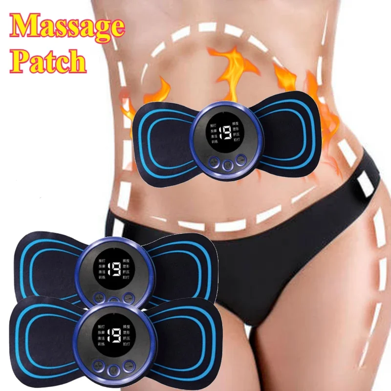 Neck Rechargeable Massager Electric Neck Massage Cervical Vertebra Massage Patch for Muscle Pain Relief,Support Dropshipping