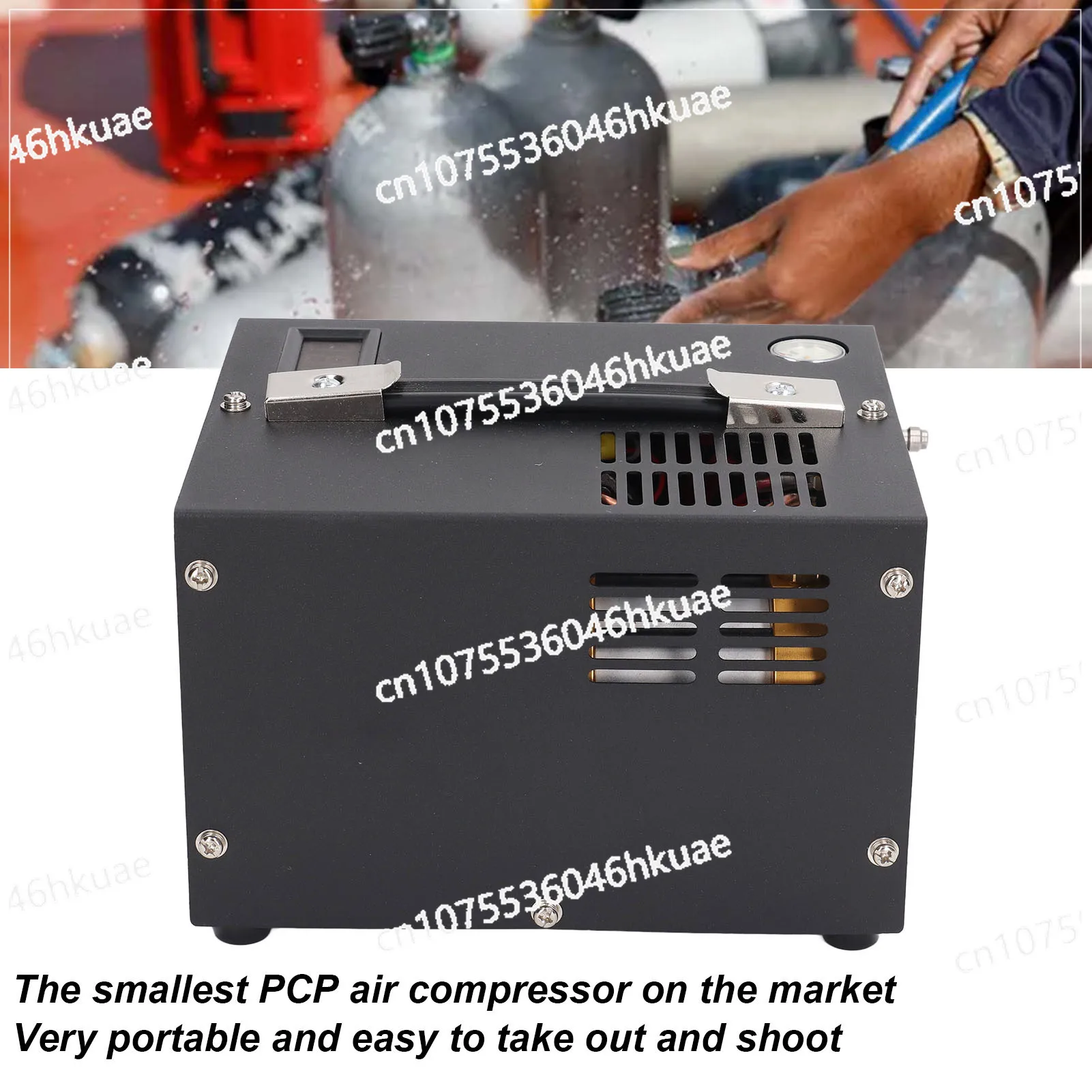 PCP Air Compressor Portable 4500Psi 30mpa 12V High Pressure Pump Oil Water  for Gun Paintball  Portable Air Compressor