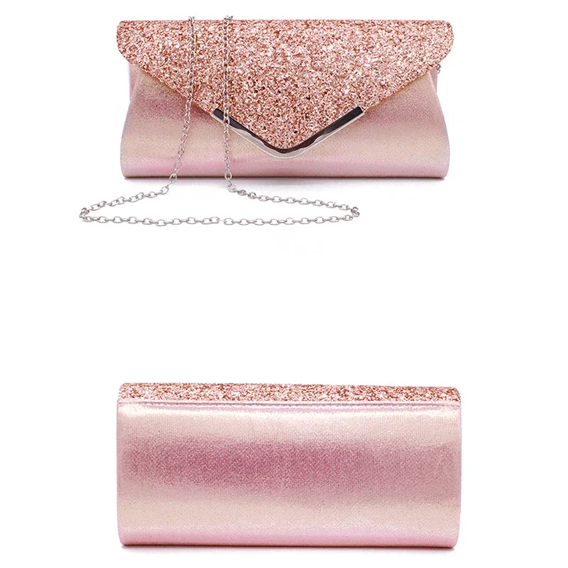 Fashion Elegant Clutch Bag New Hot Selling Chain Dinner Bride Bridesmaid Lady Handbag Factory Outlet