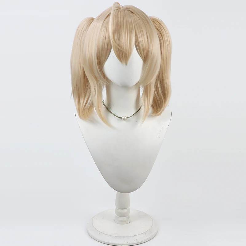 NIJISANJI الظاهري يوتيوب Vtuber Kazuma Iroha Cos شعر مستعار تأثيري هالوين كرنفال الدعائم حفلة الشعر الاصطناعية + غطاء شعر مستعار #2