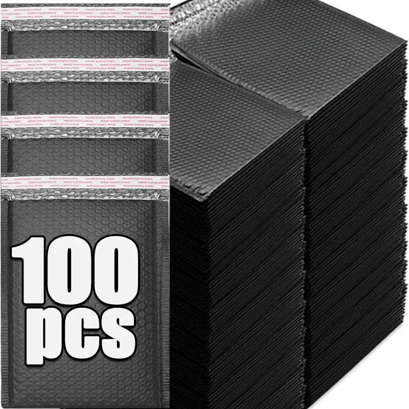 الجملة أسود أبيض رغوة أكياس المغلف الذاتي ختم البريدية مغلفات الشحن مبطن مع أكياس بريد فقاعة حزم الشحن