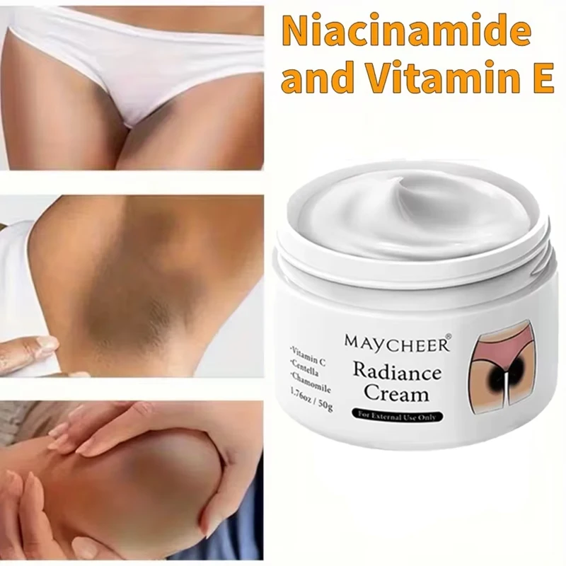 Whitening Cream 50g Private Parts Underarm Bleaching Serum Whiten Knee Brighten Inner Thigh Intimate Parts Dark Remove Melanin