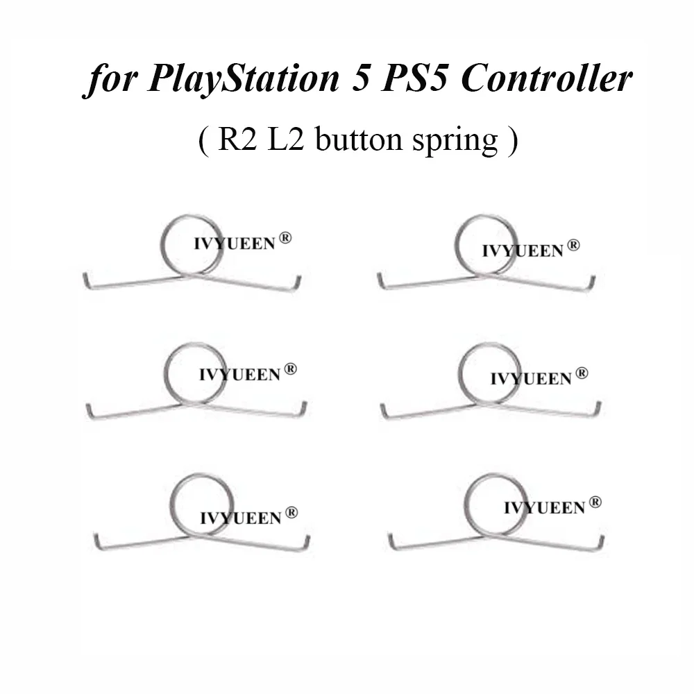 IVYUEEN 100 pcs R2 L2 Trigger Buttons Springs for Dualshock 4 5 PS5 PS4 DS4 Pro Slim Controller Spring JDM 001 010 011 030 040
