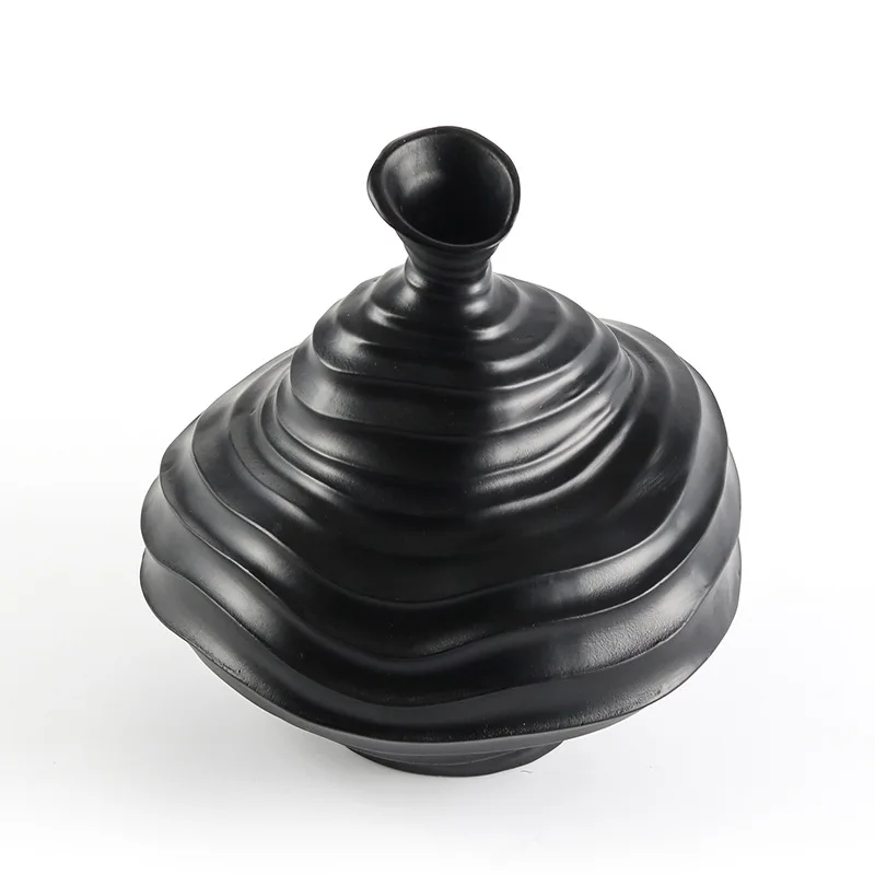 Abstract art, fine-mouthed threaded flowerware, ornaments, model rooms, hotels, B&Bs, restaurants, irregular vases, home accesso
