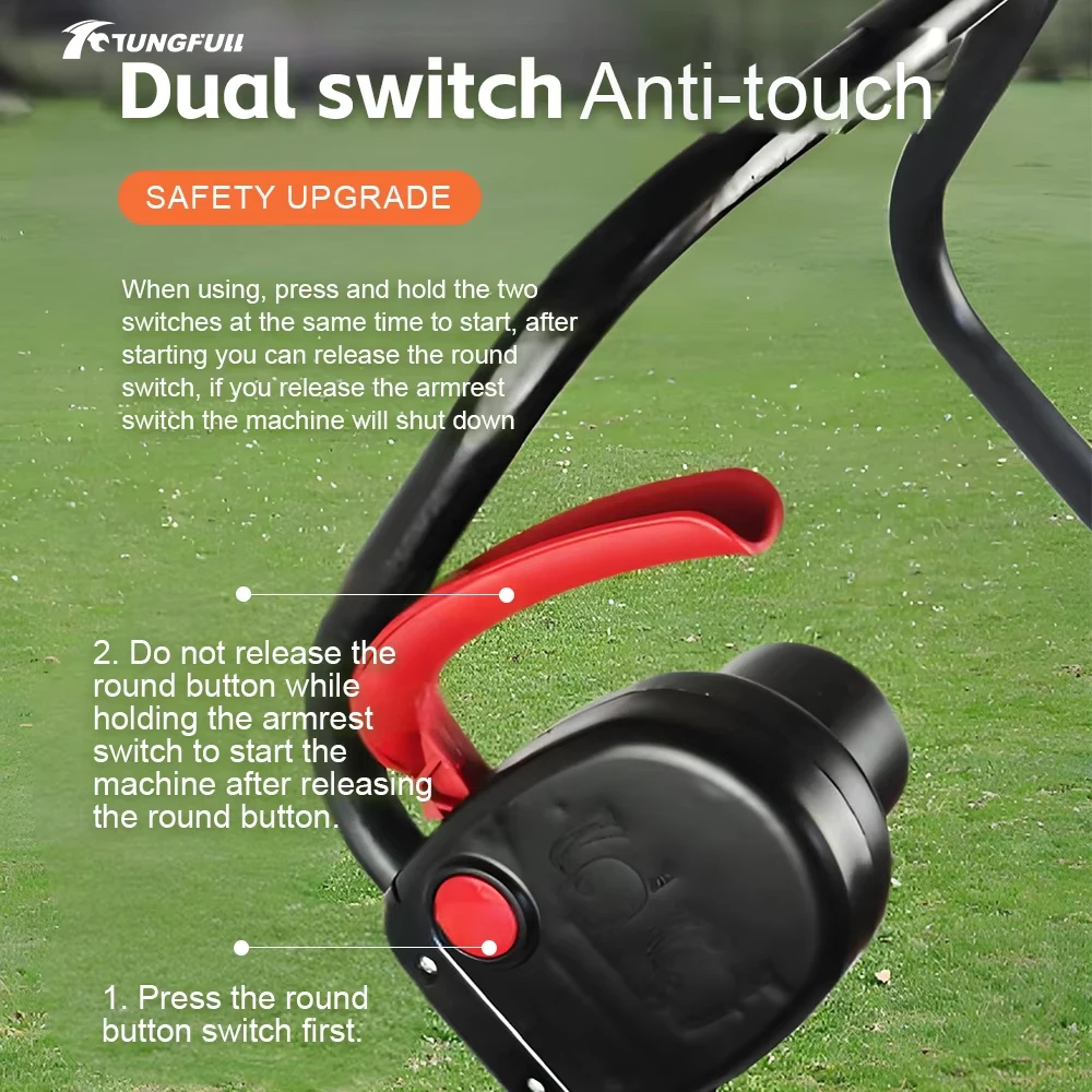 Hand‑Push Electric Lawn Mower 1200W/1600W High Power With Grass Collection Box For Backyard Lawn Lawn Trimmer Grass Cutter