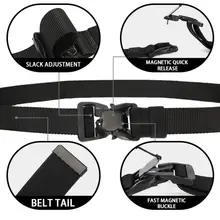 Tactical Nylon Belt with Magnetic Buckle #2