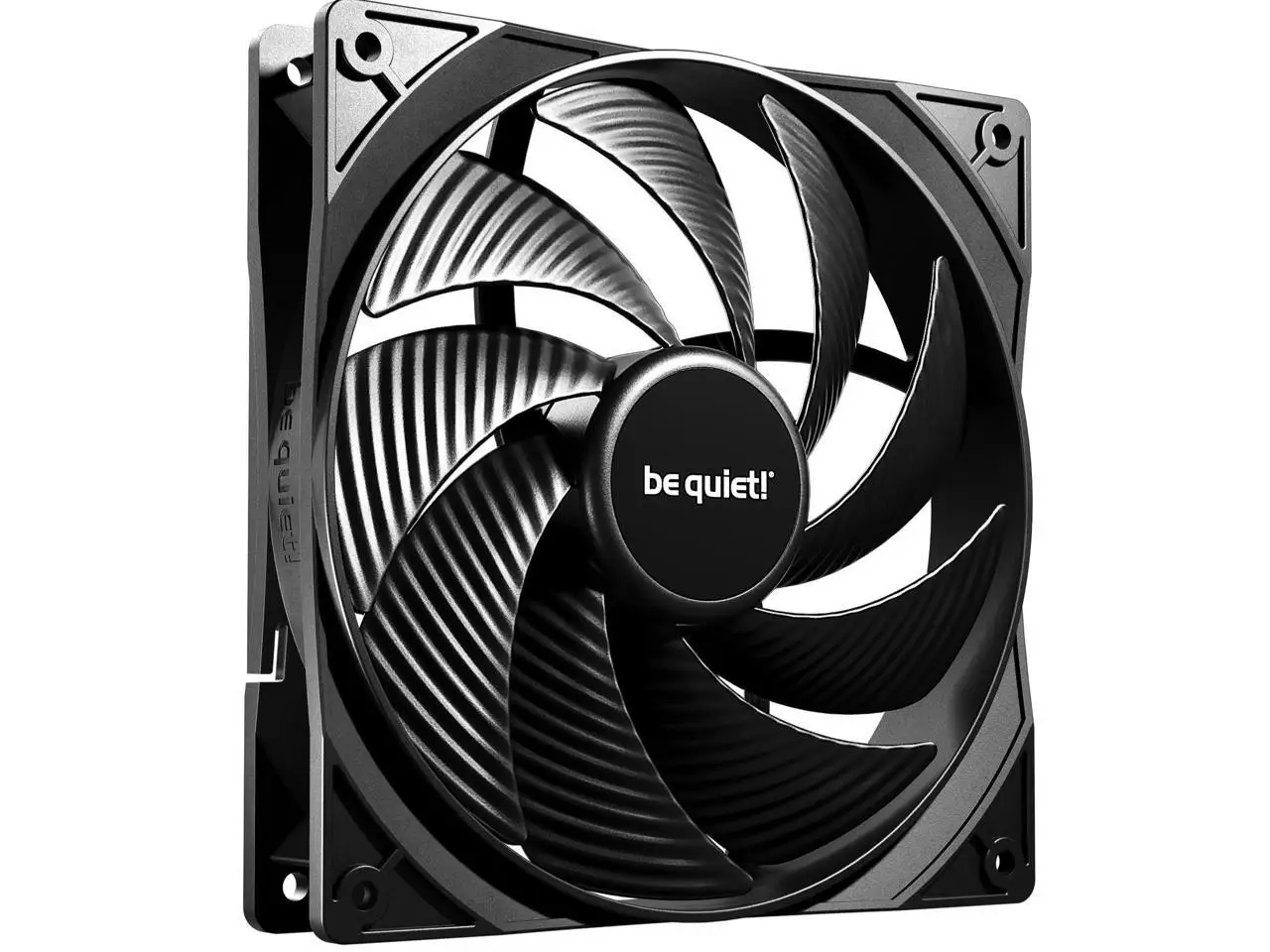 Pure Wings 3 | 140mm PWM Case Fan | High Performance Cooling Fan | Compatible with Desktop | Low minimum rpm | Low Noise | Black | BL108