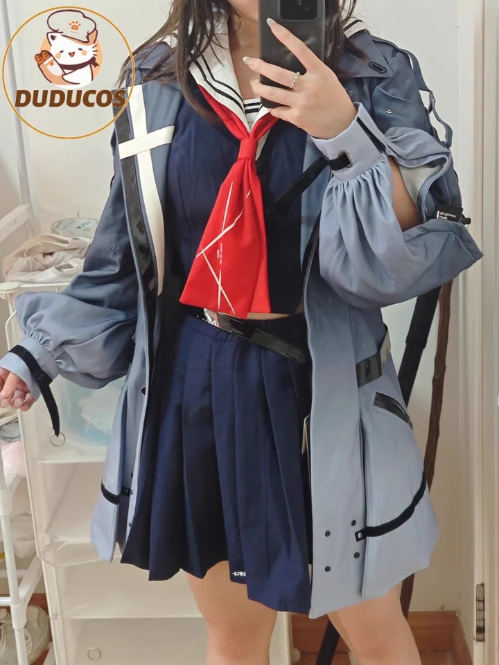 

2026 Wuthering Waves CHISA Women's Cosplay Costume JK Uniform Roleplay Outfit for Halloween Carnival Party